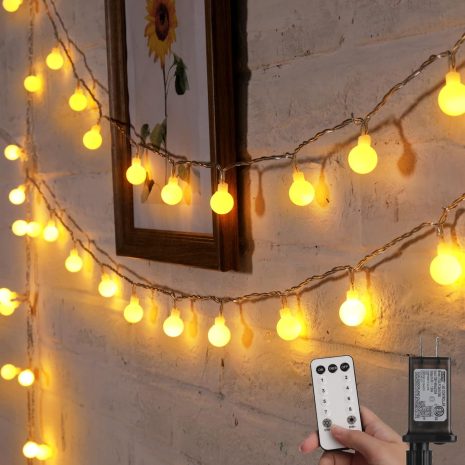 100 Led Fairy Globe String Lights warm white