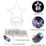 8 Memory Modes Star String Lights flow multicolor Plastic white details