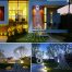 8 Memory Modes Star String Lights flow multicolor Plastic white outdoor decor1