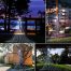 8 Memory Modes Star String Lights flow multicolor Plastic white outdoor decor3