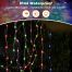 8 Memory Modes Star String Lights flow multicolor waterproof