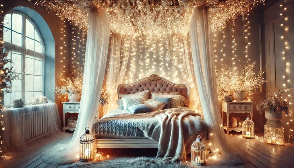 Bedroom With Christmas Lights Bedroom Ideas For Dreamers - 03