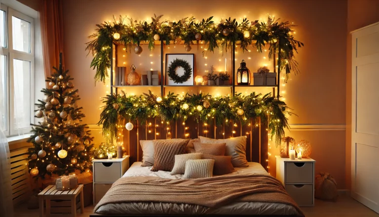 Christmas Lights Ideas To Create A Dreamy Bedroom - 01