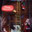 Decorative Ladder LED Christmas Lights with Santa Claus red green 10 decor3