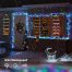 Decorative Ladder LED Christmas Lights with Santa Claus red green 2.5 waterproof