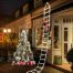 Decorative Ladder LED Christmas Lights with Santa Claus white 10 decor2