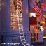 Decorative Ladder LED Christmas Lights with Santa Claus white 10 waterproof