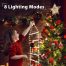 Decorative Ladder LED Christmas Lights with Santa Claus white 2.5 modes