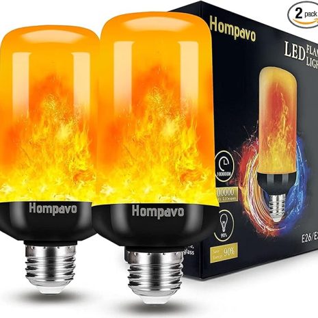 Flickering LED Flame Light Bulbs with Upside Down Effect