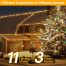 IP67 Waterproof Outdoor Christmas Lights warm white multi mode