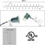 Multi-Colored Mini String Lights Holiday Lighting Solution dimension