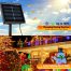 Multicolor String Solar Christmas Lights Outdoor Decoration 4