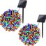 Multicolor String Solar Christmas Lights Outdoor Decoration