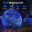 Outdoor Led Mesh Christmas Net Lights blue waterproof