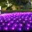 Outdoor Led Mesh Christmas Net Lights purple