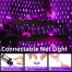 Outdoor Led Mesh Christmas Net Lights purple instruction