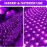 Outdoor Led Mesh Christmas Net Lights purple use