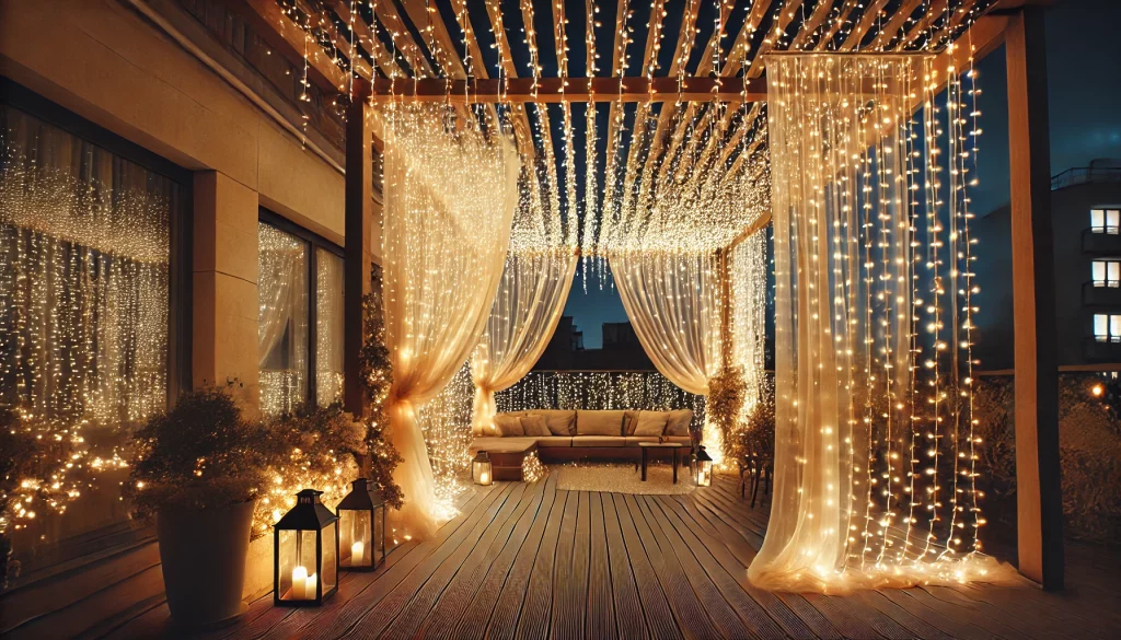 Outdoor Light Curtains Ideas - 04