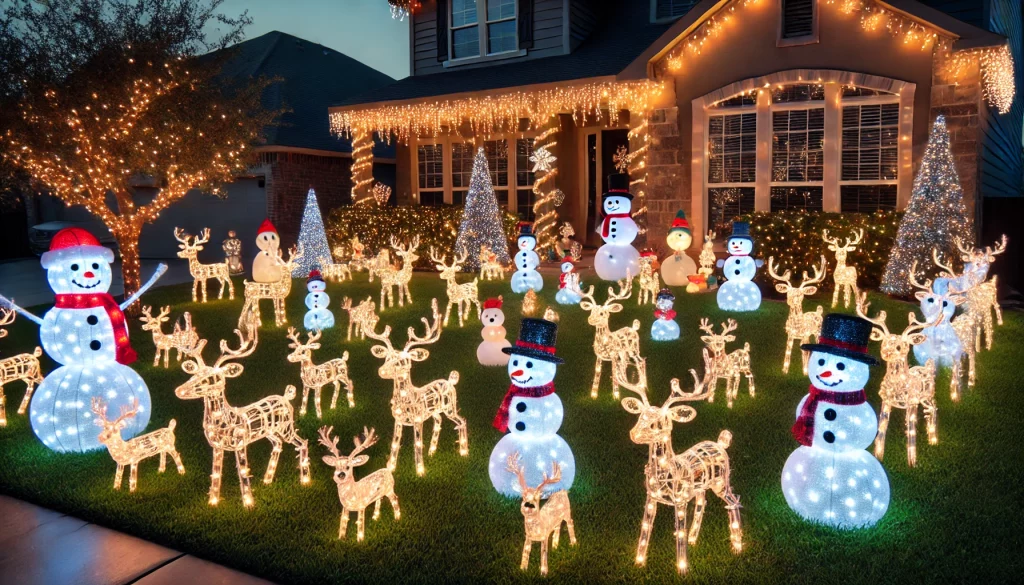 Outdoor with Light-Up Lawn Decorations - 05