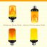 Realistic LED Flame Light Bulbs for Cozy Holiday Lighting 4