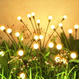 Solar Swaying Firefly Warm Garden Lights Outdoor Lights for Christmas 1