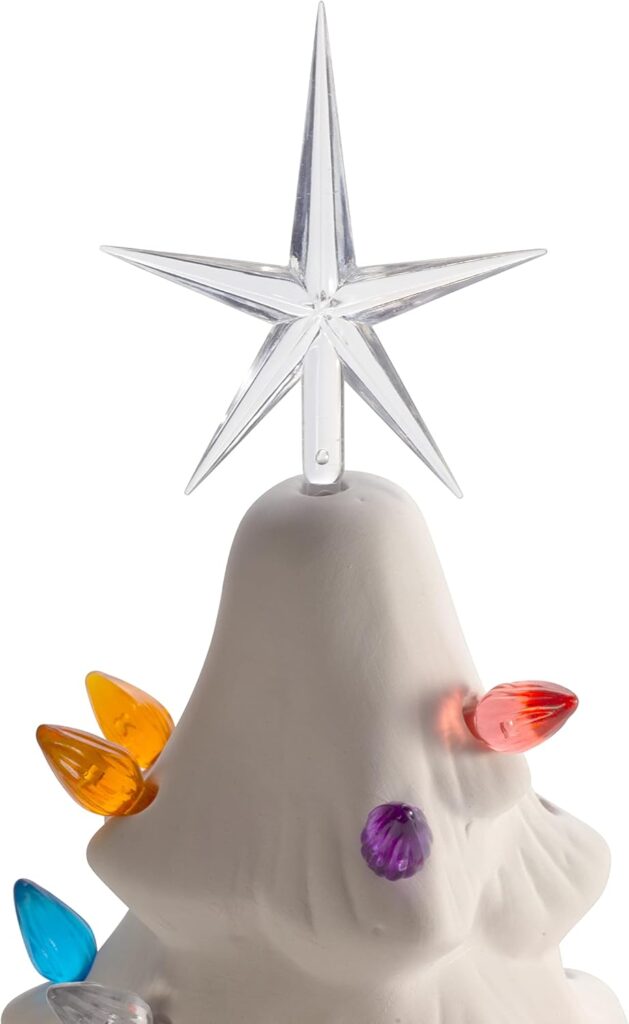 Tree Topper Stars Decorative Ornament Set 4