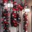 Upgraded Waterproof Christmas String Lights red white decor