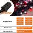 Upgraded Waterproof Christmas String Lights red white modes